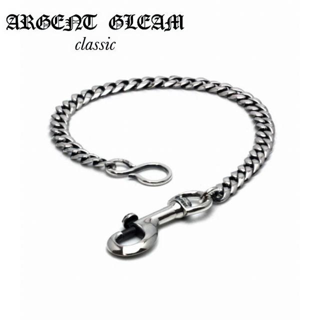 Argent Gleam シルバー 925 フック 喜平 チェーン アンクレット Argent Gleam シルバー 925 フック 喜平 チェーン アンクレット