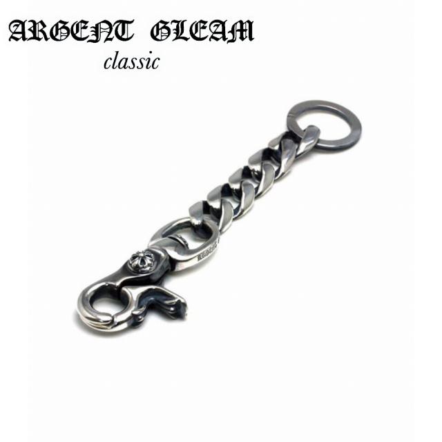 Argent Gleam アージェントグリームキーリング Argent Gleam - 『liquid』Crossboneキーチェーン | HAZE