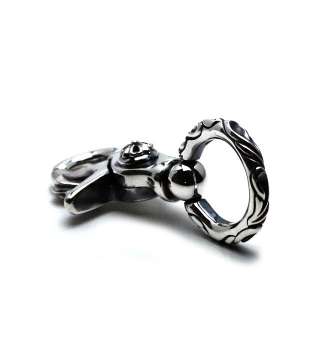 ArgentGleam Classic アージェントグリームクラシック シルバー925 キーホルダー Knocker Arabesque AGK-078 ブランド ARGENT GLEAM シルバー 彫刻_3