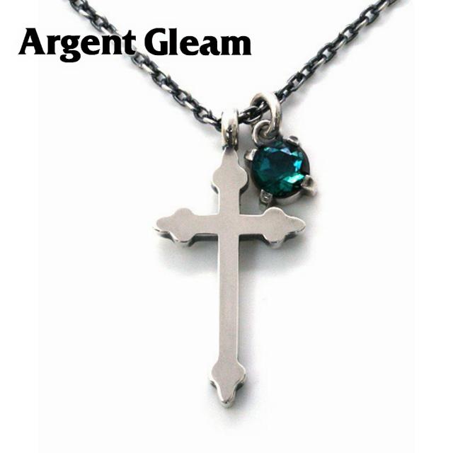 Argent Gleamターコイズ クロス ネックレス Argent Gleam