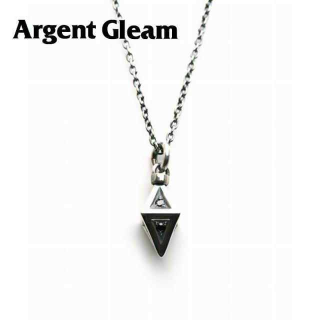 ArgentGleam アージェントグリーム ネックレス AN-253 ブランド ARGENT GLEAM シルバー クロスボーン ネット ジルコン ジルコニア ゴージャス クロス