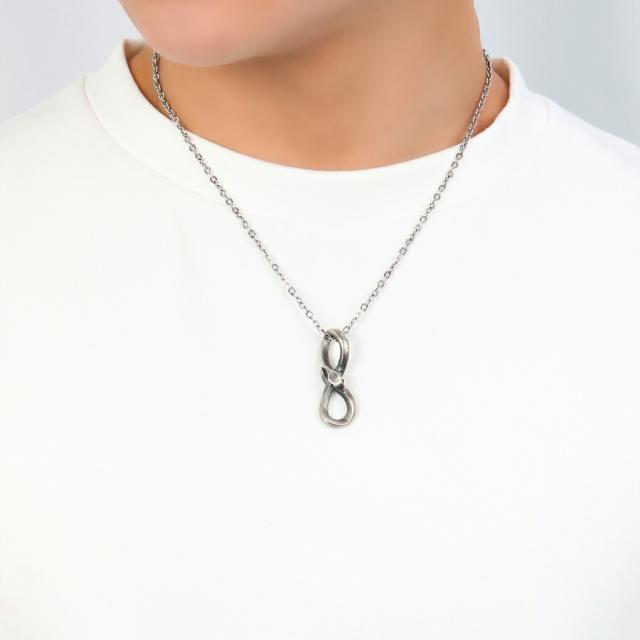 ArgentGleam アージェントグリーム ガーネット シルバー925 ネックレス Infinity Snake Necklace AN-459 ブランド アクセサリー ペンダント_2