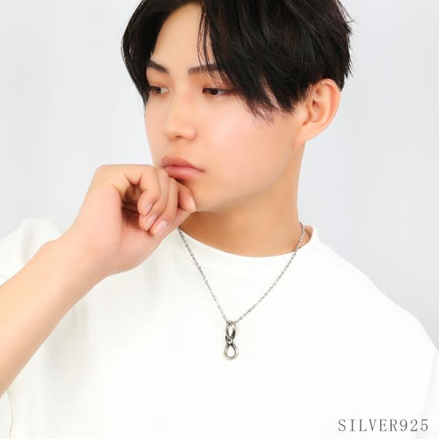 ArgentGleam アージェントグリーム ガーネット シルバー925 ネックレス Infinity Snake Necklace AN-459 ブランド アクセサリー ペンダント_3