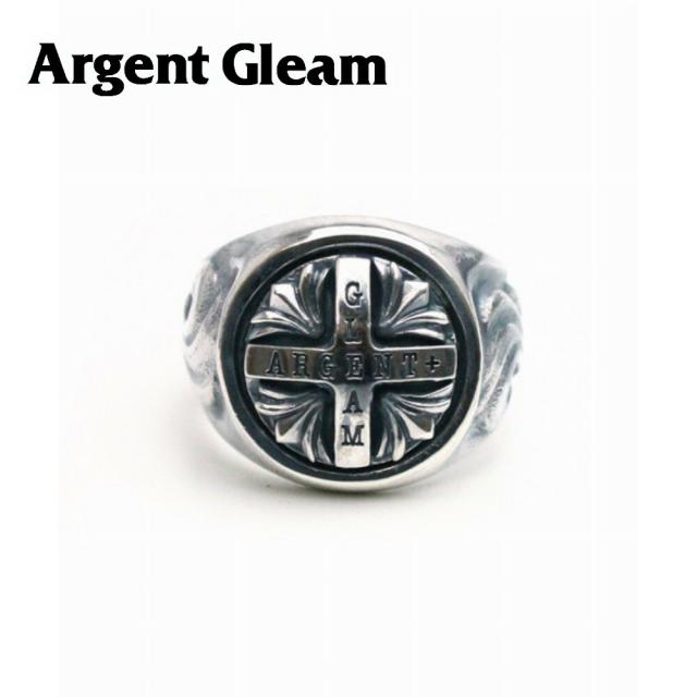 ArgentGleam アージェントグリーム シルバー925 リング 指輪 AR-318 ブランド ARGENT GLEAM リング オリジナル 唐草 印台 アンティーク風 印台リング