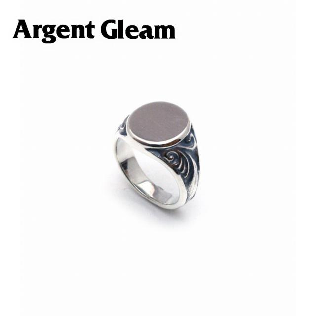 ArgentGleam アージェントグリーム シルバー925 リング 指輪 Small AR-376 ブランド ARGENT GLEAM スモール お洒落 ピンキーリング型 印台リング