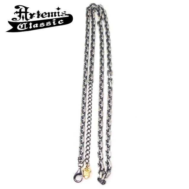 アルテミスクラシック 4面カットあずきシルバーチェーン4.0mm燻し アルテミスクラッシック Artemis Classic ネックレス デザインチェーン シルバー925 ネックレス チェーンのみ ブランド
