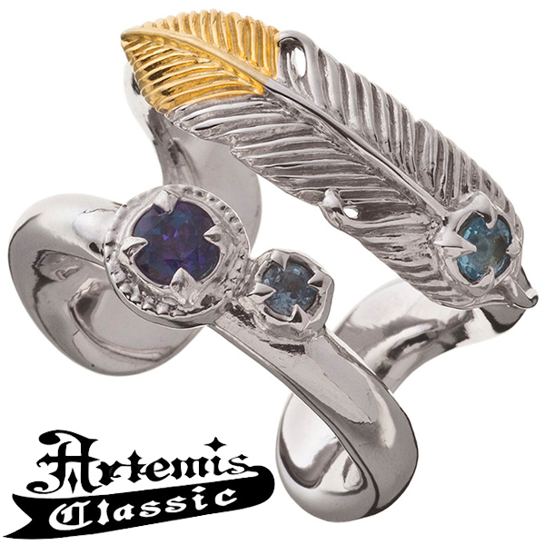 アルテミスクラシック フェザーダブルリング Artemis Classic Felice Collection シルバー925 シルバーリング メンズ シルバー 指輪 ブランド