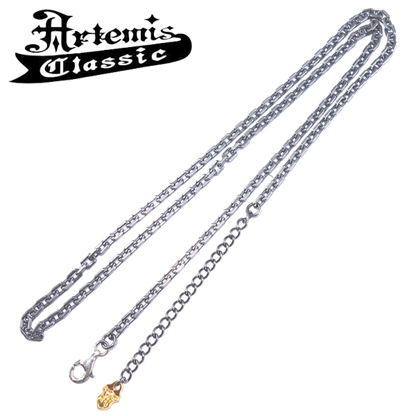 アルテミスクラシック 4面カットあずきシルバーチェーン2.5mm燻し アルテミスクラッシック Artemis Classic ネックレス あずきチェーン シルバー925 ネックレス チェーンのみ ブランド
