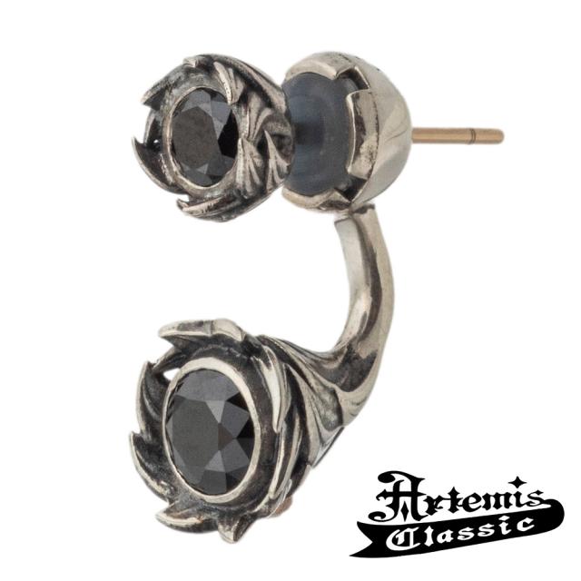 アルテミスクラシック ラウンドブリリアントイヤージャケット ピアス 1P 片耳用 Artemis Classic スタッドピアス ピアス メンズ 男性用 片耳 ブランド シルバー925