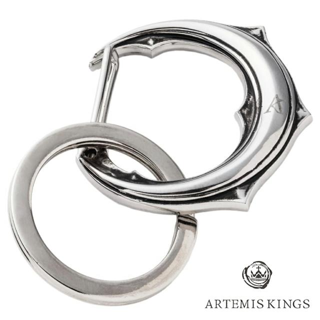 アルテミスキングス Artemis Kings クレセント ムーン カラビナ キーホルダー AKK0010 ステンレス 三日月 月 キーリング マルビナ 鍵 カスタム パーツ