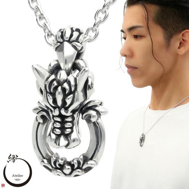 アトリエ縁 ケルベロス ノッカーリング トップ ネックレス ペンダント シルバー ペンダントトップ ペンダントチャーム Atelier-en- UNDERWORLD 31,850円