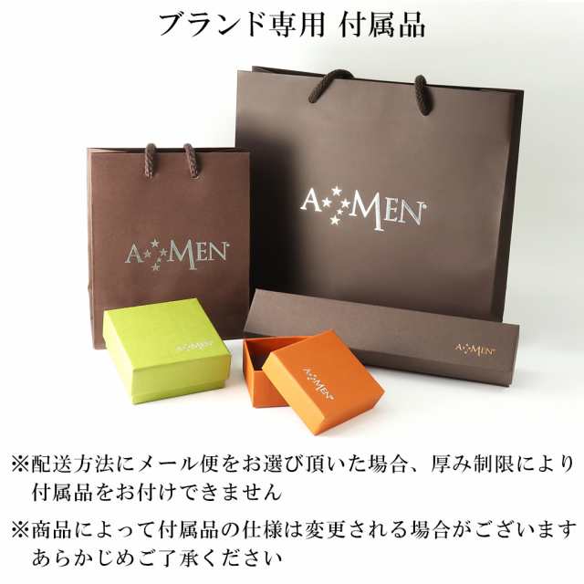 AMEN アメン プレート ダイヤモンド メタルバンド サージカルステンレス ブレスレット 19〜21.5cm ブランド ステンレス 大きいサイズ 中