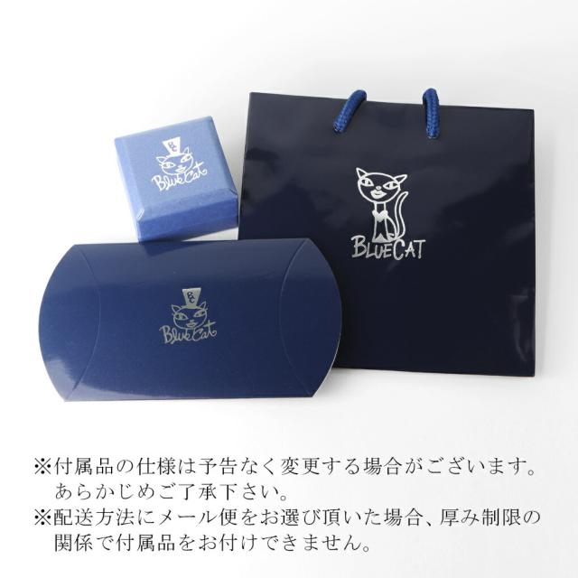 Blue Cat 猫 花 揺れる ピンクゴールド イヤリング 2P 両耳用 ノンホールピアス イヤーカフ シルバー925 ねこ ネコ キャット 猫好き 透かし 上品_5