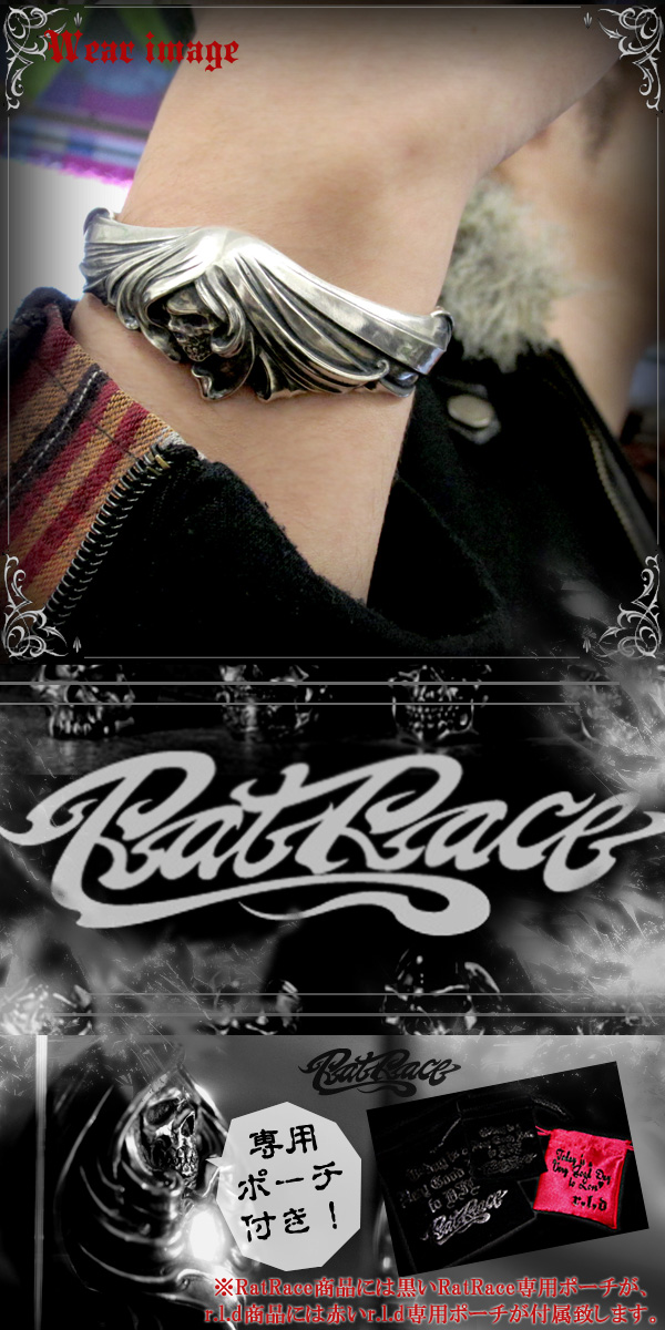 【RAT RACE(ラットレース)】ヴィーナススカル シルバー バングル/スカル/メンズ/腕飾り 腕輪/ブランド/送料無料_2