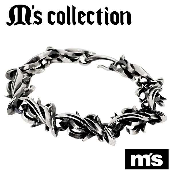 【M's collection エムズコレクション】テンタクルス メンズシルバーブレスレット シルバー925 ブランド msコレクション