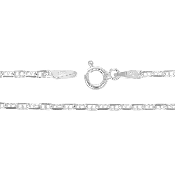 シルバーチェーン ネックレス チェーン アンカーチェーン 幅約1.9mm 60cm/シルバー925 ネックレス チェーンのみ メンズ_2