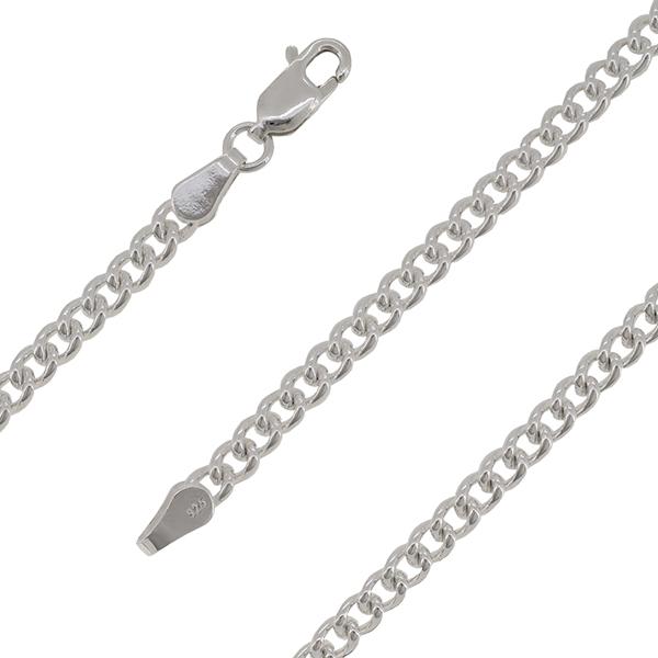 カットなし喜平 きへい シルバーチェーン 幅約3.5mm 50cm/シルバー925