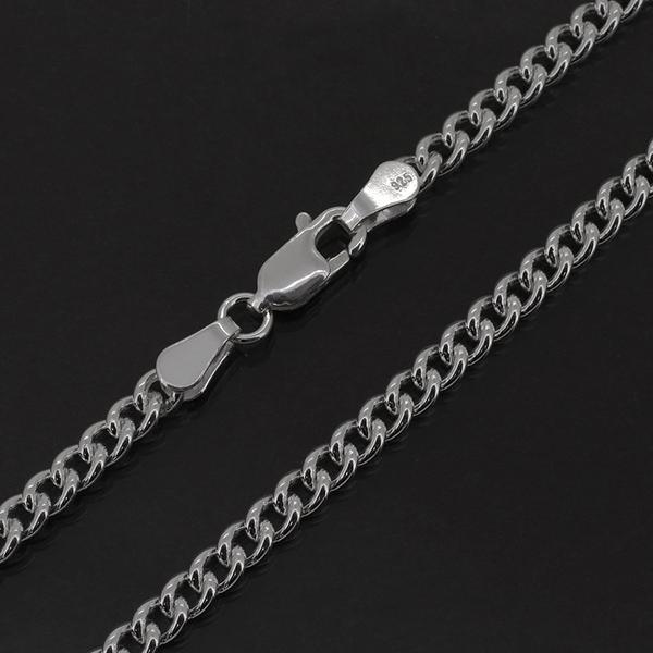 カットなし喜平 きへい シルバーチェーン 幅約3.5mm 50cm/シルバー925