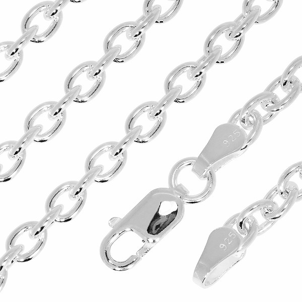 ネックレス メンズ シルバー925 3.5mm 45cm 30g ベネチアンチェーン シルバーネックレス チェーン ネックレス メンズネックレス シルバーチェーン チェーン ネックレス メンズ シルバー925 3mm 45cm アンカーチェーン船