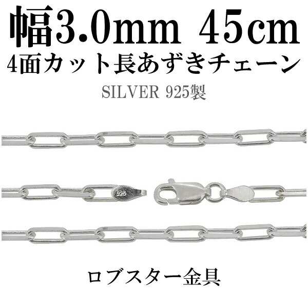 925 アズキチェーン（4面カット）030 50cm - 掃除用品