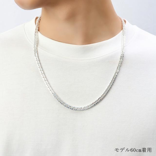 ダブル 喜平チェーン 幅約5.7mm 60cm シルバー925 シルバー シルバーチェーン ネックレス チェーン シルバーネックレス ネックレスチェーン_2
