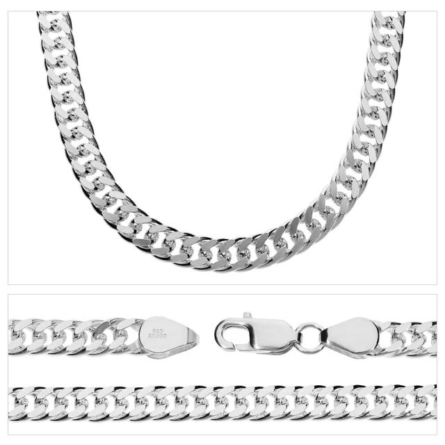 ダブル 喜平チェーン 幅約5.7mm 60cm シルバー925 シルバー シルバーチェーン ネックレス チェーン シルバーネックレス ネックレスチェーン_4