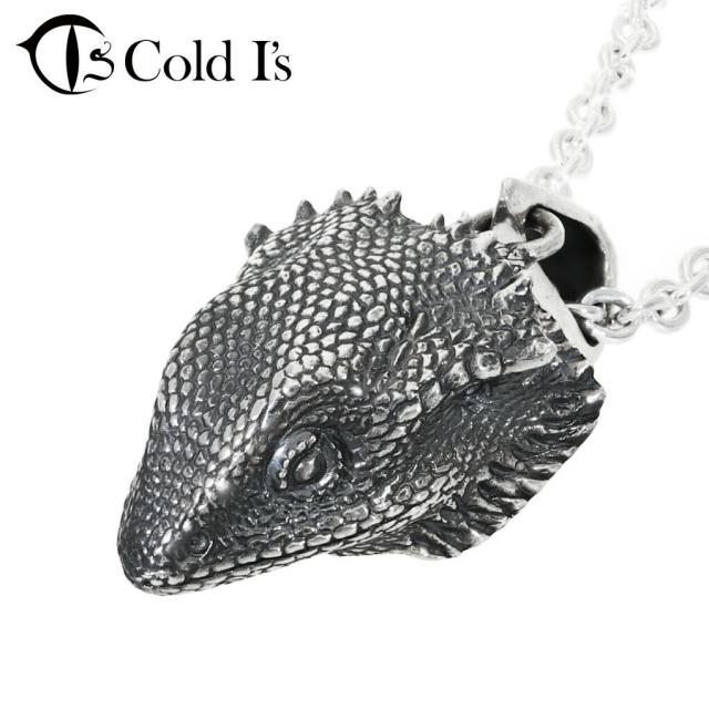 Cold I's フトアゴヒゲトカゲ ヘッド ペンダント ネックレス