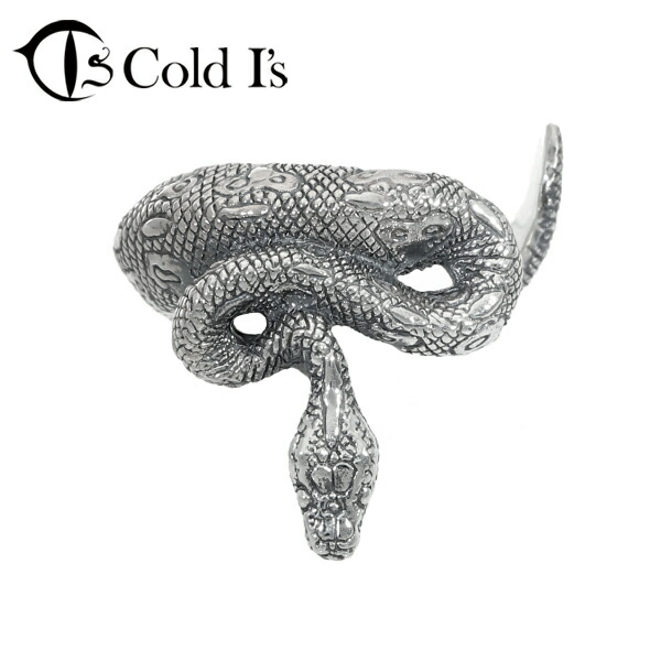 Cold I's ボールパイソン 巻きつき リング S 1〜15号 シルバー925 指輪 ピンキーリング シルバーアクセサリー ニシキヘビ ヘビ 蛇 スネーク パイソン