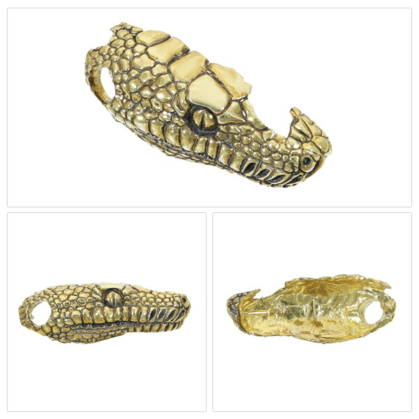 Cold I's パイソン スケルトン キーチェーン キーホルダー シルバー