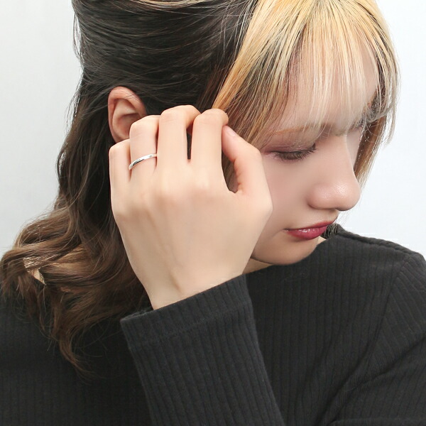 Clover925 シンプル 甲丸 ダイヤモンド ペアリング 7〜23号 リング 指輪 お揃い おそろい セット シルバー925 天然ダイヤモンド ダイヤモンド_3