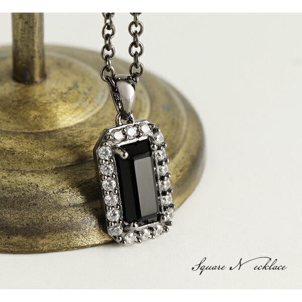 シルバーネックレス シルバー925 シルバーアクセサリー オニキス