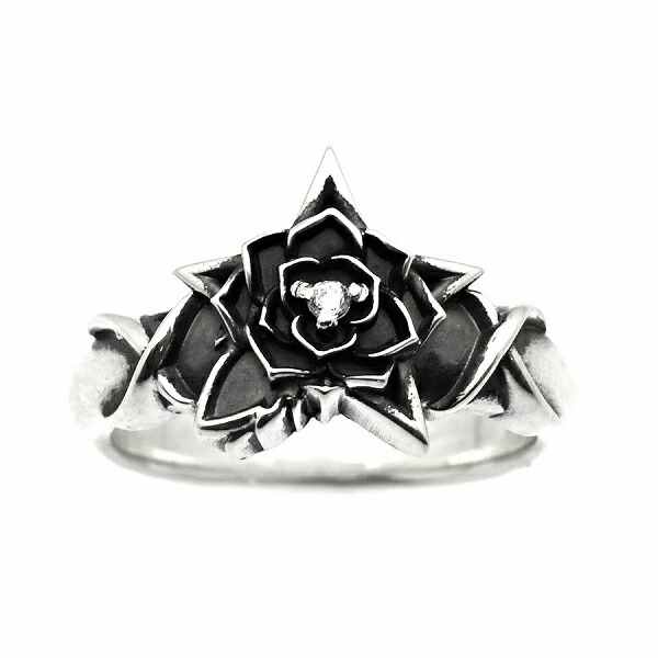 DEAL DESIGN ディールデザイン スターローズリング 1〜23号 シルバー 指輪 シルバー925 ギフト シルバーアクセサリー 銀 ローズ 薔薇 星 ブランド 11,396円
