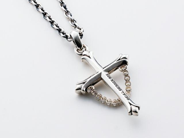 DEAL DESIGN ディールデザイン ギャラクシーチェーン クロス トップ ヘッド ペンダントトップ ペンダント ネックレス シルバー925 メンズ チェーンの通販は