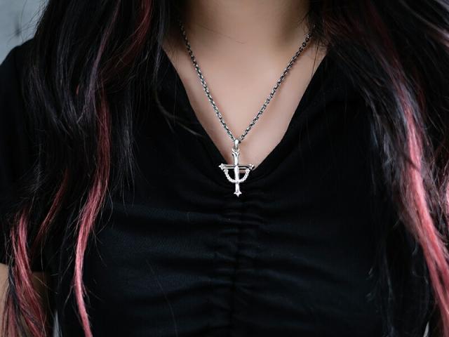 DEAL DESIGN ディールデザイン ギャラクシーチェーン クロス トップ ヘッド ペンダントトップ ペンダント ネックレス シルバー925 メンズ チェーンの通販は