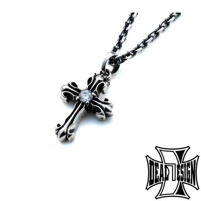 DEAL DESIGN ディールデザイン オーバーラップクロス トップ ヘッド ペンダントトップ ペンダント ネックレス シルバー925 メンズ チェーンの通販は