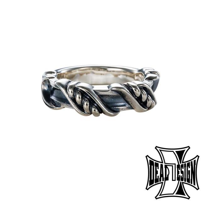 DEAL DESIGN ディールデザイン フローラルスネークリング ナロー リング 指輪 シルバー925 メンズ フローラル リング ナロー フロー スネークリングの通販は 12,012円