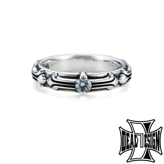 DEAL DESIGN ディールデザイン ラピッドクロスリング リング 指輪 シルバー925 メンズ クロスリング クロス リング ストーン 存在感 スマートの通販は