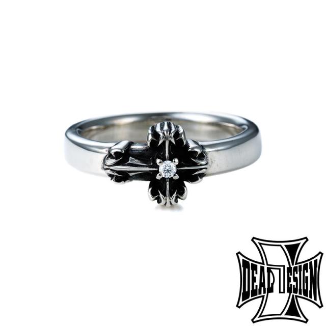 DEAL DESIGN ディールデザイン スリープクロスリング リング 指輪 シルバー925 メンズ クロス スリー リング エッジ クロスリング 重ね着け 細身の通販は 13,728円