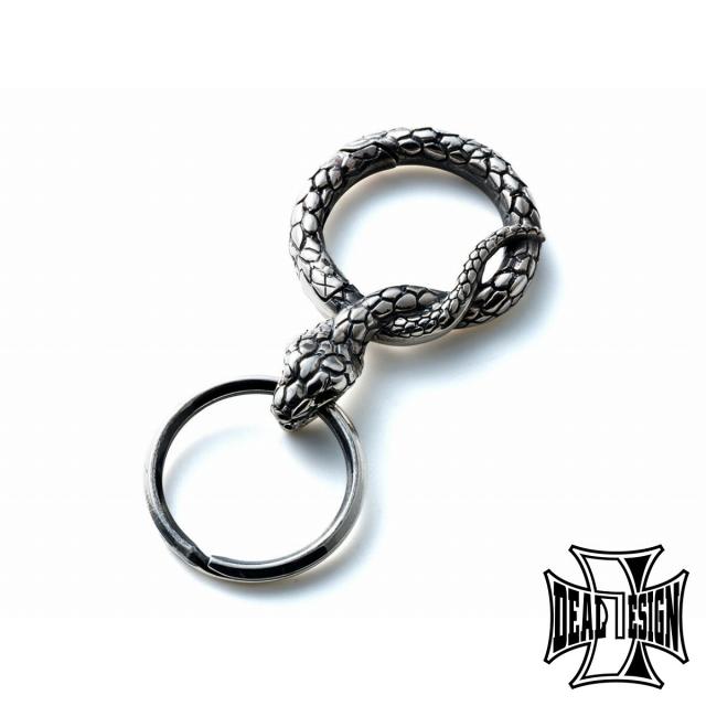 DEAL DESIGN ディールデザイン ラウンドスネークカラビナ キーホルダー キーリング シルバー小物 シルバー925 シルバーアクセサリー 銀 SV925