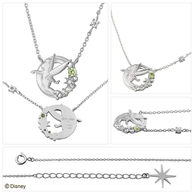 ディズニー 当店限定 ピーターパン ティンカーベル ネックレス 限定 公式 オフィシャル Disney グッズ ダイヤモンド シルバー 大人 レディース 女性_10