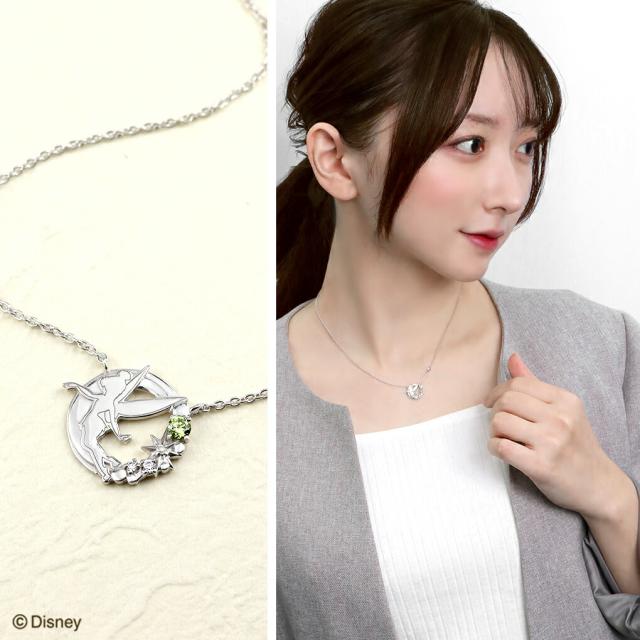 ディズニー 当店限定 ピーターパン ティンカーベル ネックレス 限定 公式 オフィシャル Disney グッズ ダイヤモンド シルバー 大人 レディース 女性_6