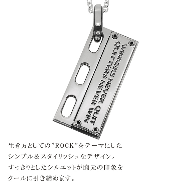 ドクターモンロー Dr MONROE メッセージプレート ネックレス チェーン付き メンズ ネックレス ブランド_2