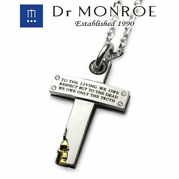 新素材新作 Dr MONROE ドクターモンロー メッセージクロスペンダント