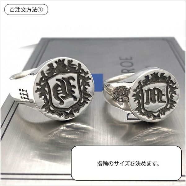 Dr MONROE ドクターモンロー シーリング スタンプ リング ラージ 13号〜23号 印台 シグネット シルバー シルバーリング 印台リング 指輪_6