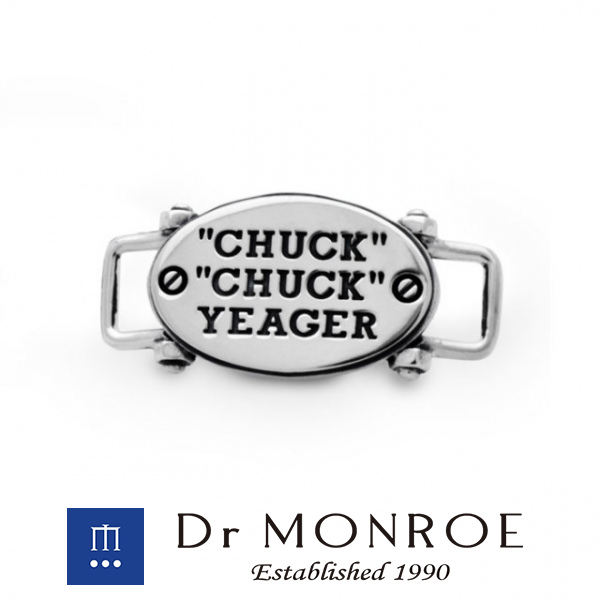 ドクターモンロー Dr MONROE シューレースチャーム  英語 英字 英文 メッセージ ブランド シルバーアクセサリー