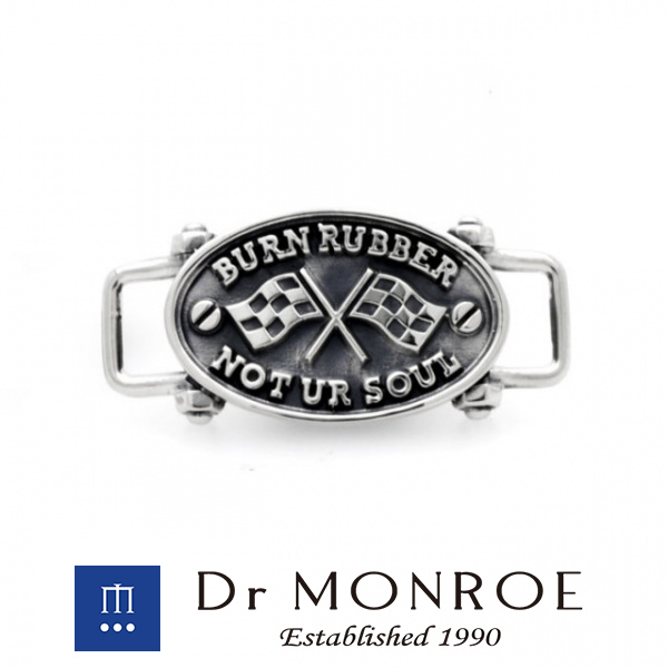ドクターモンロー Dr MONROE シューレースチャーム  英語 英字 英文 メッセージ ブランド シルバーアクセサリー