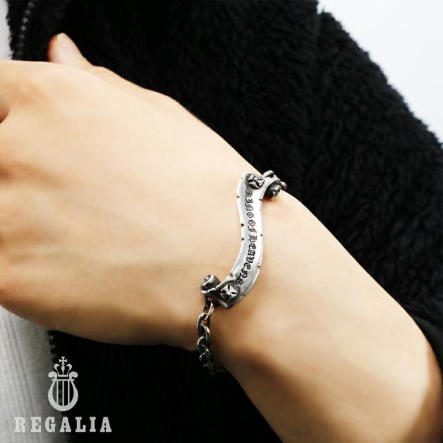 REGALIA レガリア　薔薇　シルバーブレスレット REGALIA レガリア 薔薇 シルバーブレスレット ブレスレット