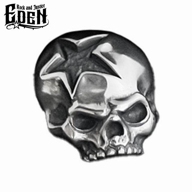 Rock and Justice EDEN エデン ロジャースカルスタッズ コンチョ ボタン シルバー金具 シルバー925 ブランド シルバーアクセサリー Roger Skull Studs