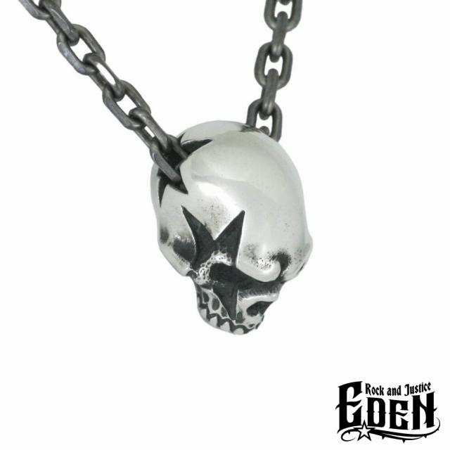 Rock and Justice EDEN エデン スカルビーズトップ ライトスター チェーンなし ペンダント チャーム ネックレストップ シルバー925 ブランド