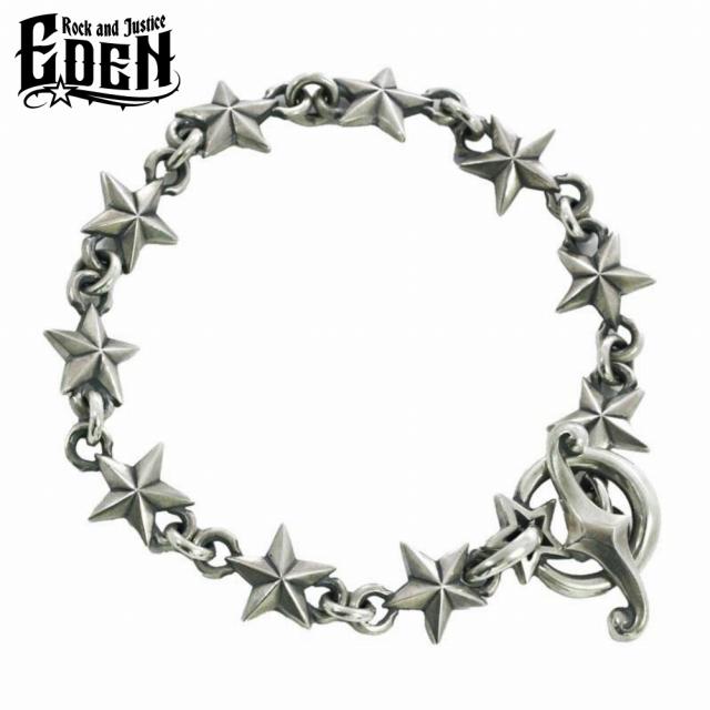 Rock and Justice EDEN エデン タイニースターブレスレット 腕輪 シルバー925 ブランド シルバーアクセサリー Tiny Star Bracelet メンズ 男性 彼氏
